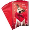 Hallmark Pack of Valentines Day Cards, Dog with Box of Chocolates (10 Valentine’s Day Cards with Envelopes)(Dog with Chocolates)