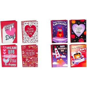 Hallmark Pack of Valentines Day Cards, Dog with Box of Chocolates (10 Valentine’s Day Cards with Envelopes)(Be Happy)