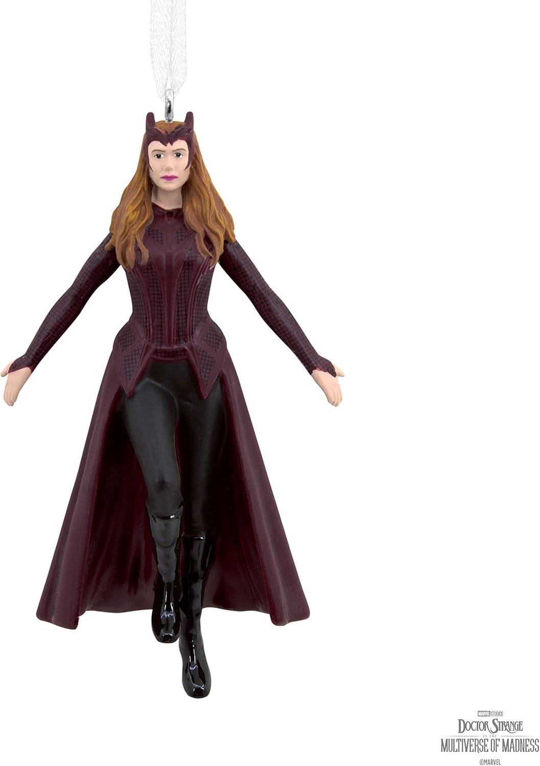 imageHallmark Marvel Studios Doctor Strange in The Multiverse of Madness Scarlet Witch Resin Christmas Ornament