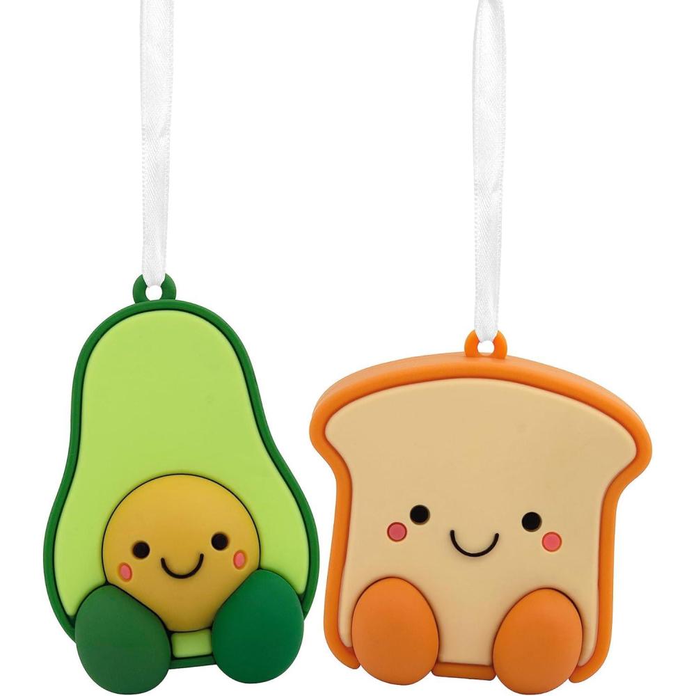 imageHallmark Better Together Avocado and Toast Magnetic Christmas Ornaments Set of 2Avocado and Toast
