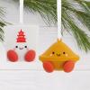 Hallmark Better Together Avocado and Toast Magnetic Christmas Ornaments, Set of 2(Fortune Cookie)