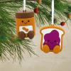 Hallmark Better Together Avocado and Toast Magnetic Christmas Ornaments, Set of 2(Peanut Butter & Jelly)