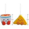Hallmark Better Together Avocado and Toast Magnetic Christmas Ornaments, Set of 2(Tomato Soup and Grilled Cheese)