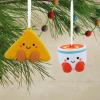 Hallmark Better Together Avocado and Toast Magnetic Christmas Ornaments, Set of 2(Tomato Soup and Grilled Cheese)
