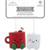 Hallmark Better Together Hot Cocoa and Marshmallow Magnetic Christmas Ornaments, Set of 2(Hot Cocoa & Marshmallow)