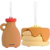Hallmark Better Together Hot Cocoa and Marshmallow Magnetic Christmas Ornaments, Set of 2(Pancakes & Syrup)