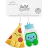 Hallmark Better Together Pizza and Ranch Dressing Magnetic Christmas Ornaments, Set of 2(Pizza & Ranch)