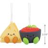 Hallmark Better Together Popcorn & Slushie Magnetic Christmas Ornaments for Tree, Set of 2(Chips & Salsa)