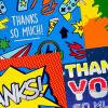 Hallmark Comic Book and Video Game Thank You Note Assortment (24 Blank Cards with Envelopes) for Kids, Grandchildren, Gamers(Thank You Notes)