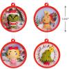Hallmark Dr. Seuss’s How The Grinch Stole Christmas! Mini Christmas Tree Topper and Ornaments, Set of 5(Set of 4)