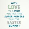 Hallmark Easter Card for Mom (Thinking of You)(Mom  Wonder Woman Magnet)