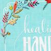 Hallmark Pack of Thank You Cards, 4 Cards with Envelopes (Healing Hands and Heart) for Nurses Day, Healthcare Workers(Turquoise)