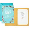 Hallmark Pack of Thank You Cards, 4 Cards with Envelopes (Healing Hands and Heart) for Nurses Day, Healthcare Workers(Turquoise)