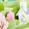 Hallmark Paper Wonder Religious Pop Up Easter Card (Springtime Church)(Easter  Church Blessings Pop Up)