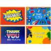 Hallmark Comic Book and Video Game Thank You Note Assortment (24 Blank Cards with Envelopes) for Kids, Grandchildren, Gamers(Thank You Notes)