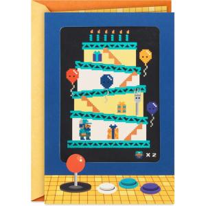 Hallmark Comic Book and Video Game Thank You Note Assortment (24 Blank Cards with Envelopes) for Kids, Grandchildren, Gamers(Good Dudes Birthday Card)