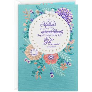 Hallmark Mahogany Mothers Day Card from Son or Daughter (We Couldn’t Be More Thankful)(Religious  Extraordinary Moms)