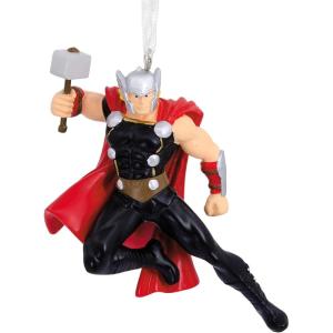 Hallmark Marvel Thor with Mjolnir Christmas Ornament, 2.77 x 3.3 x 1.85 inches