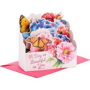 Hallmark Paper Wonder Religious Pop Up Easter Card (Springtime Church)(Mother’s Day  Butterfly Floral Pop Up)