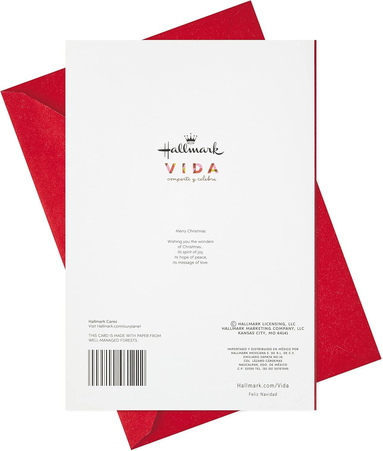 imageHallmark Vida Spanish Christmas Card Celebrating from AfarTarjeta de Navidad Espaola Visualizable Feliz Navidad