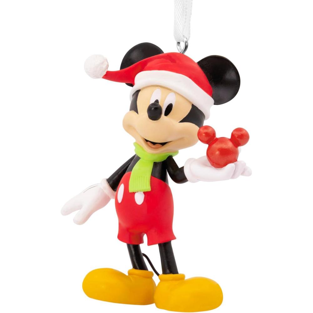 imageHallmark Disney Mickey Mouse Holding Ornament Christmas OrnamentMickey Holding Ornament