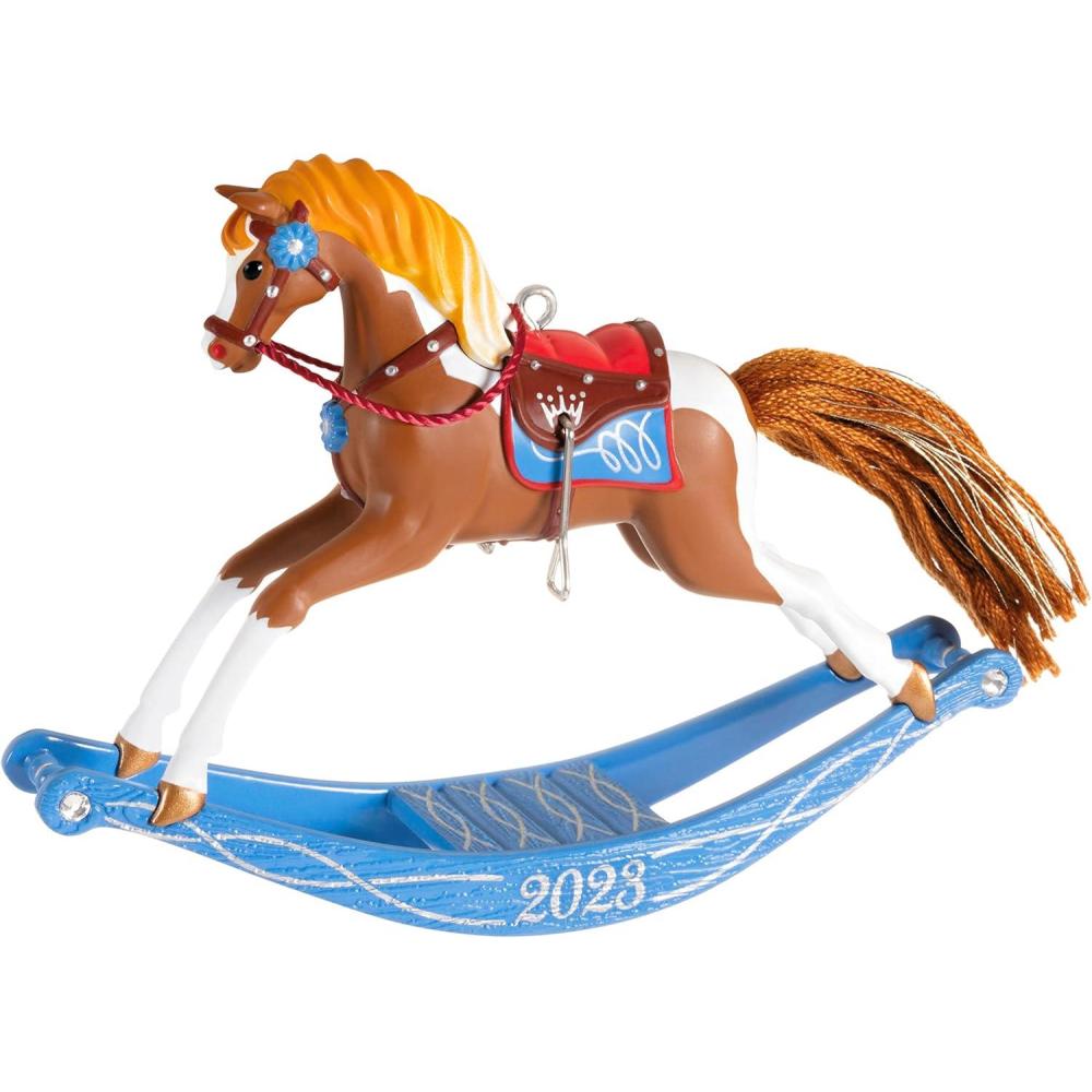 imageHallmark Keepsake Christmas Ornament 2025 Rocking Horse Memories 2025 Gifts for Christmas Lovers2023 Rocking Horse