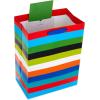 Hallmark 17″ Extra Large Gift Bag with Tissue Paper (Rainbow Stripes) for Birthdays, Graduations, Baby Showers, Father’s Day