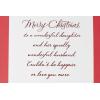 Hallmark Christmas Card for Daughter and Son-in-Law (Lettering with Snowflakes)(Lettering with Snowflakes)