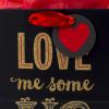 Hallmark Mahogany 9″ Medium Gift Bag with Tissue Paper (Love Me Some Us) for Anniversary, Valentines Day and More(Medium)