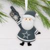Hallmark NFL Dallas Cowboys Santa Fan Christmas Ornament, Gifts for Sports Fans