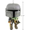 Hallmark Star Wars: The Mandalorian and Grogu Funko POP! Christmas Ornament(The Mandalorian with The Child)