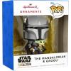 Hallmark Star Wars: The Mandalorian and Grogu Funko POP! Christmas Ornament(The Mandalorian with The Child)