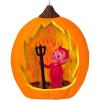 Hallmark Keepsake Halloween Ornament 2025, Happy Halloween, Devil Pumpkin Diorama(2025 Happy Halloween)