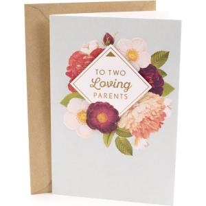 Hallmark Anniversary Card for Parents (Fun, Family, Faith in Each Other)(Loving Parents)