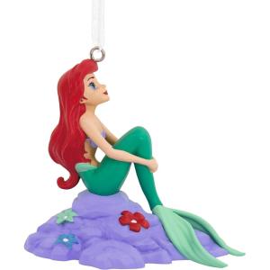 Hallmark Disney The Little Mermaid Ariel on Rock Resin Christmas Ornament