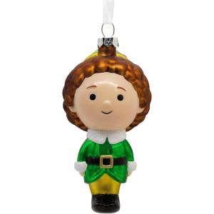 Hallmark Elf Buddy The Elf Singing Christmas Ornament(Buddy the Elf Blown Glass)