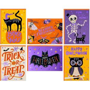 Hallmark Halloween Cards Assortment, Season’s Creepings (24 Cards with Envelopes)(24 Card Assortment – Seasons’s Creepings)