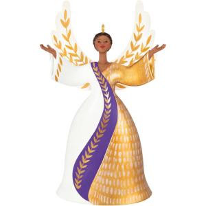 Hallmark Keepsake Christmas Ornament 2023, Snow Angel, Religious Gifts(Angel of Exultation)