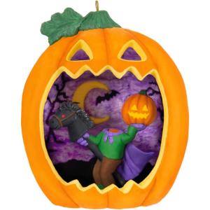 Hallmark Keepsake Halloween Ornament 2025, Happy Halloween, Devil Pumpkin Diorama(2024 Happy Halloween)