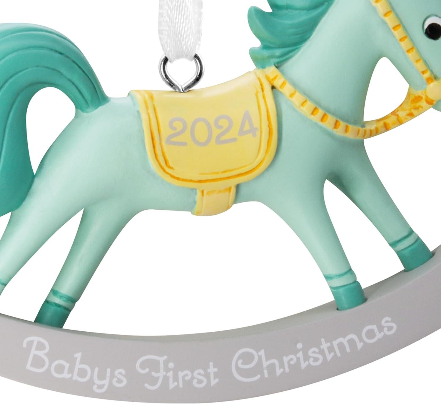 imageHallmark Babys First Christmas Christmas Ornament 2024 GirlBabys First Christmas Boy