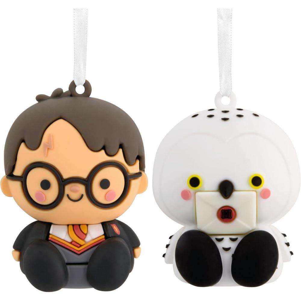 imageHallmark Better Together Harry Potter and Hedwig Magnetic Christmas Ornaments Set of 2Harry Potter Hedwig