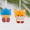 Hallmark Better Together Harry Potter and Hedwig Magnetic Christmas Ornaments, Set of 2(Sonic & Tails)