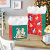 Hallmark Bluey Christmas Red and Green Gift Bag Bundle (2 Bags: 10″ Large Horizontal and 15″ Extra Large) for Kids, Grandchildren, Boys, Girls(Bluey)