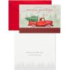 Hallmark Boxed Christmas Cards, Rustic Red Truck (40 Cards and 40 Envelopes) Season’s Greetings