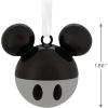 Hallmark Disney Mickey Mouse Holding Puppy Christmas Ornament(Mickey Black & Gray)