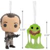 Hallmark Ghostbusters Peter Venkman & Slimer Funko POP! Christmas Ornaments, Set of 2, Pop Culture Gifts