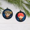 Hallmark Harry Potter 5″ Miniature Christmas Tree Topper and 1.89″ Mini Ornaments, Set of 5, Shatterproof(Set of 4)