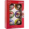 Hallmark Harry Potter Christmas Ornaments, Tin Ball, Set of 12(Set of 6)