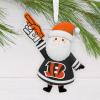 Hallmark NFL Cincinnati Bengals Santa Fan Christmas Ornament, Gifts for Sports Fans