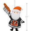 Hallmark NFL Cincinnati Bengals Santa Fan Christmas Ornament, Gifts for Sports Fans